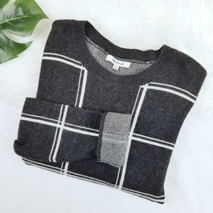 Madewell | Double Windowpane Sweater | XS